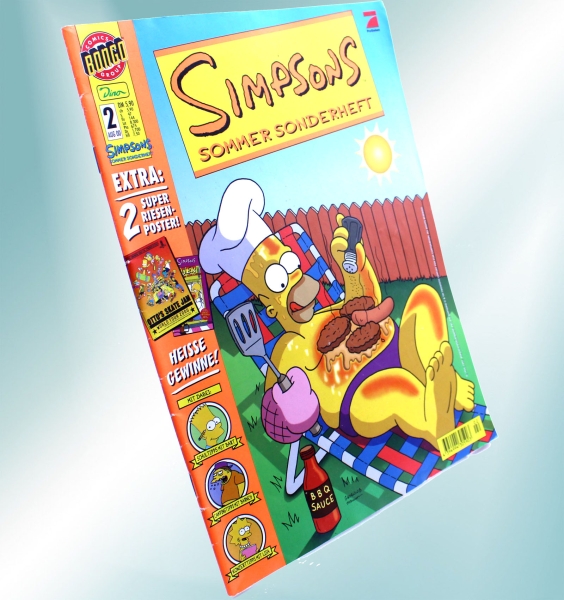 Simpsons Sommer Sonderheft Comic Nr. 2 von Dino Verlag